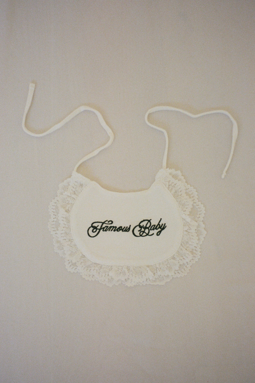 Lace Embroidered Bib