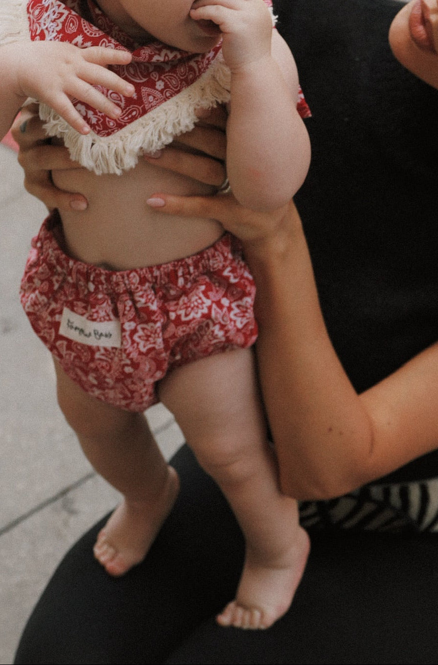 Bandana Bloomers Red