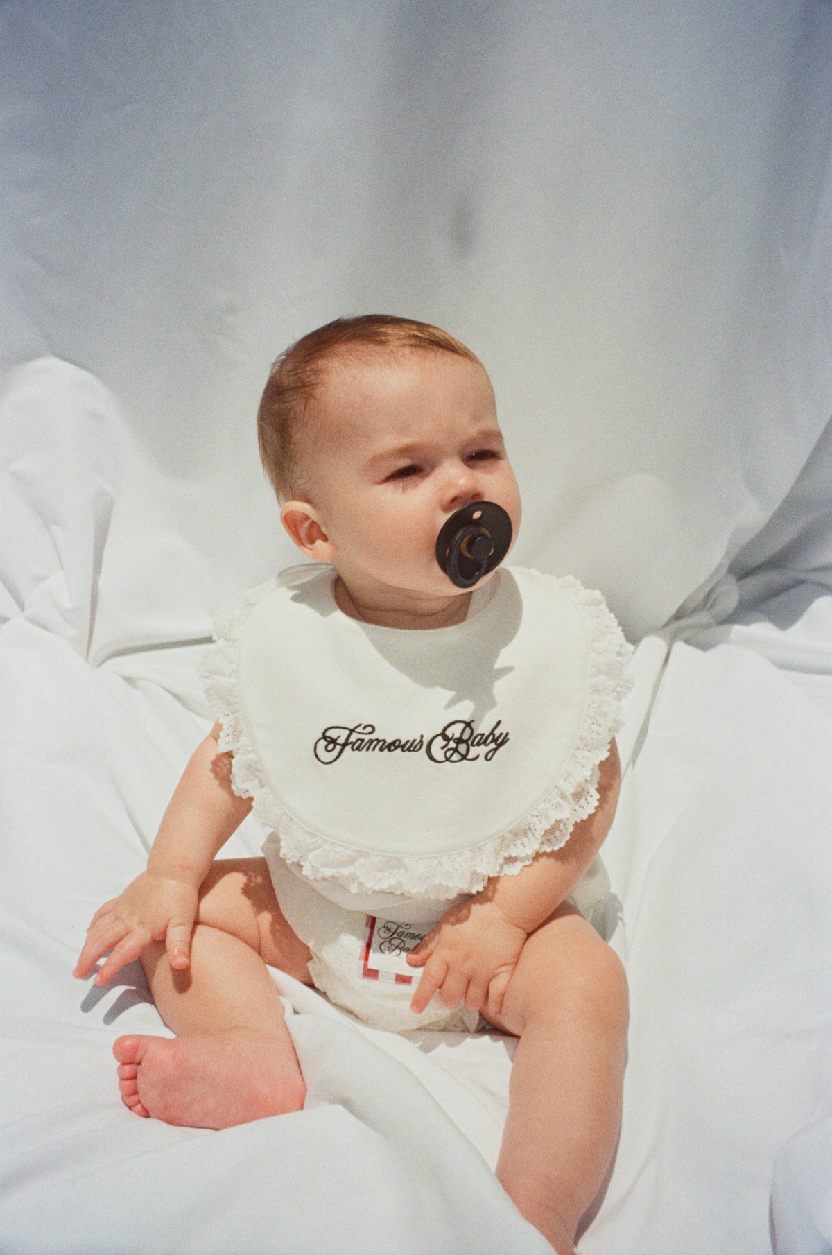 Lace Embroidered Bib